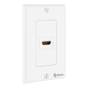 Placa de pared con conector HDMI jack a jack