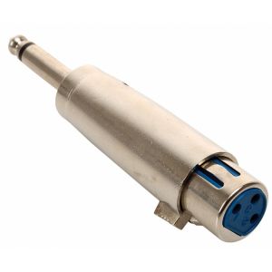 Adaptador de conector 6,3 mm a jack Cannon, monoaural