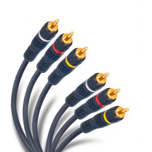 Cable Elite RCA de audio y video, de 3,6 m