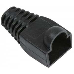 Cubierta protectora para conector RJ45, negra