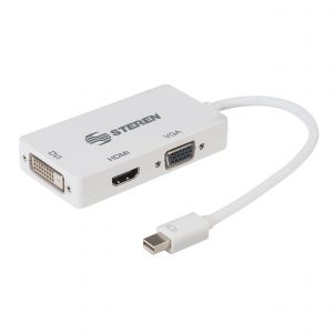 Adaptador Mini DisplayPort / Thunderbolt© a VGA/HDMI/DVI