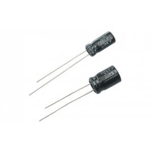 Capacitor electrolítico radial, de 1000 uF (micro Faradios) a 50 Volts