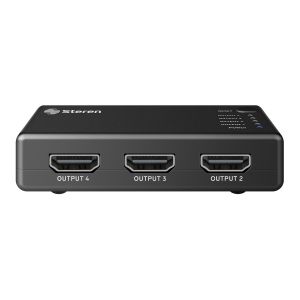 Splitter con amplificador HDMI UHD 4K de 4 salidas