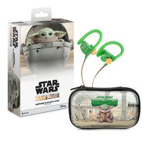 Audífonos Bluetooth Sport Free con cable plano Star Wars©