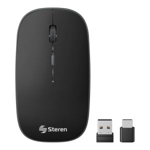 Mouse inalámbrico USB / USB C con batería recargable 800 / 1200 / 1600 DPI