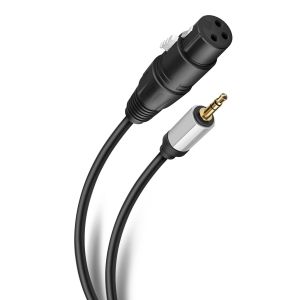 Cable Cannon (XLR) a plug 3,5 mm (AUX)